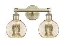 Innovations Lighting 616-2W-AB-G128-6 - Athens - 2 Light - 15 inch - Antique Brass - Bath Vanity Light