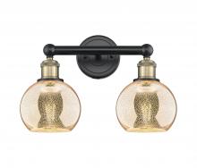 Innovations Lighting 616-2W-BAB-G128-6 - Athens - 2 Light - 15 inch - Black Antique Brass - Bath Vanity Light
