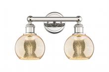 Innovations Lighting 616-2W-PN-G128-6 - Athens - 2 Light - 15 inch - Polished Nickel - Bath Vanity Light
