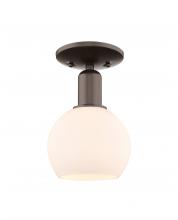 Innovations Lighting 716-1C-OB-G121-6 - Athens - 1 Light - 6 inch - Oil Rubbed Bronze - Semi-Flush Mount
