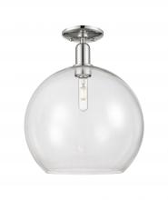 Innovations Lighting 716-1C-PN-G122-14 - Athens - 1 Light - 14 inch - Polished Nickel - Semi-Flush Mount