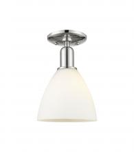 Innovations Lighting 716-1C-PN-GBD-751 - Bristol - 1 Light - 8 inch - Polished Nickel - Semi-Flush Mount
