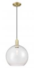 Innovations Lighting 716-1P-AB-G124-12 - Athens - 1 Light - 12 inch - Antique Brass - Cord hung - Mini Pendant
