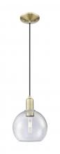 Innovations Lighting 716-1P-AB-G124-8 - Athens - 1 Light - 8 inch - Antique Brass - Cord hung - Mini Pendant
