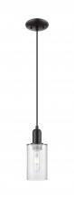 Innovations Lighting 716-1P-BK-G802 - Clymer - 1 Light - 4 inch - Matte Black - Cord hung - Mini Pendant