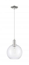 Innovations Lighting 716-1P-PN-G122-10 - Athens - 1 Light - 10 inch - Polished Nickel - Cord hung - Mini Pendant