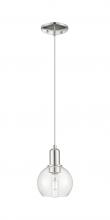Innovations Lighting 716-1P-PN-G122-6 - Athens - 1 Light - 6 inch - Polished Nickel - Cord hung - Mini Pendant