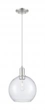 Innovations Lighting 716-1P-SN-G124-10 - Athens - 1 Light - 10 inch - Brushed Satin Nickel - Cord hung - Mini Pendant