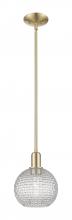 Innovations Lighting 716-1S-CB-G122C-8CL - Athens - 1 Light - 8 inch - Champagne Bronze - Stem hung - Mini Pendant