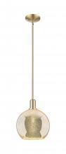 Innovations Lighting 716-1S-CB-G128-10 - Athens - 1 Light - 10 inch - Champagne Bronze - Stem hung - Mini Pendant