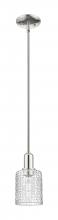 Innovations Lighting 716-1S-PN-G112C-5CL - Cobbleskill - 1 Light - 5 inch - Polished Nickel - Stem hung - Mini Pendant