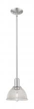 Innovations Lighting 716-1S-SN-G422 - Arietta - 1 Light - 8 inch - Brushed Satin Nickel - Stem hung - Mini Pendant