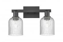 Innovations Lighting 716-2W-BK-G559-5SDY - Bridal Veil - 2 Light - 16 inch - Matte Black - Bath Vanity Light