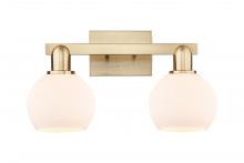 Innovations Lighting 716-2W-CB-G121-6 - Athens - 2 Light - 17 inch - Champagne Bronze - Bath Vanity Light