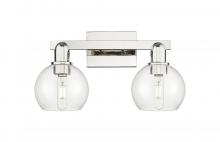 Innovations Lighting 716-2W-PN-G122-6 - Athens - 2 Light - 17 inch - Polished Nickel - Bath Vanity Light