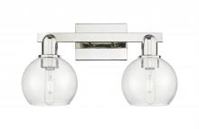 Innovations Lighting 716-2W-PN-G124-6 - Athens - 2 Light - 17 inch - Polished Nickel - Bath Vanity Light