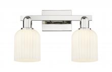 Innovations Lighting 716-2W-PN-G559-5GWH - Bridal Veil - 2 Light - 16 inch - Polished Nickel - Bath Vanity Light