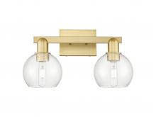 Innovations Lighting 716-2W-SG-G122-6 - Athens - 2 Light - 17 inch - Satin Gold - Bath Vanity Light