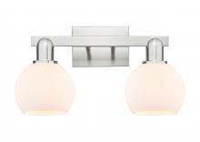 Innovations Lighting 716-2W-SN-G121-6 - Athens - 2 Light - 17 inch - Brushed Satin Nickel - Bath Vanity Light