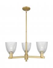 Innovations Lighting 716-3CR-BB-G382 - Castile - 3 Light - 28 inch - Brushed Brass - Stem hung - Flush Mount