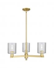 Innovations Lighting 716-3CR-SG-G112 - Cobbleskill - 3 Light - 27 inch - Satin Gold - Stem hung - Flush Mount