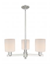 Innovations Lighting 716-3CR-SN-G111 - Cobbleskill - 3 Light - 27 inch - Satin Nickel - Stem hung - Flush Mount