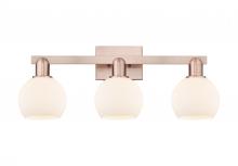 Innovations Lighting 716-3W-AC-G121-6 - Athens - 3 Light - 25 inch - Antique Copper - Bath Vanity Light