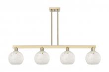 Innovations Lighting 716-4I-CB-G1216-8WM - White Mouchette - 4 Light - 51 inch - Champagne Bronze - Stem hung - Island Light
