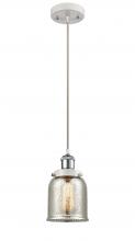 Innovations Lighting 916-1P-WPC-G58 - Bell - 1 Light - 5 inch - White Polished Chrome - Cord hung - Mini Pendant