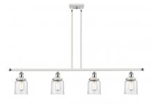 Innovations Lighting 916-4I-WPC-G54 - Bell - 4 Light - 48 inch - White Polished Chrome - Stem Hung - Island Light