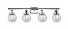 Innovations Lighting 916-4W-PC-G204-6 - Beacon - 4 Light - 36 inch - Polished Chrome - Bath Vanity Light