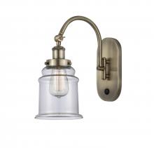 Innovations Lighting 918-1W-AB-G182 - Canton - 1 Light - 7 inch - Antique Brass - Adjustable Swing Arm