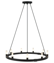 Matteo Lighting C75209MB - Cascadian Matte Black Chandelier