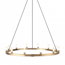 Matteo Lighting C75212AG - Cascadian Aged Gold Brass Chandelier