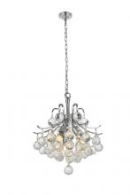 Elegant V8000D12C/RC - Toureg 3 light Chrome Pendant Clear Royal Cut Crystal