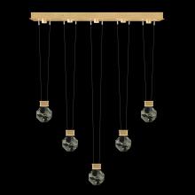 freight is 11.5% 100006-5-44444 - Aria 43"W Linear Pendant