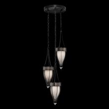 freight is 11.5% 100044-121 - Mirage 17.5"W Round Pendant