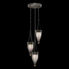 freight is 11.5% 100044-713 - Mirage 17.5"W Round Pendant