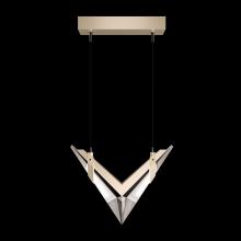 freight is 11.5% 100055-6 - Blade 13.375"W Linear Pendant