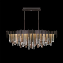 freight is 11.5% 100075-62 - Arpeggio 54.5"W Oblong Pendant