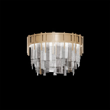 freight is 11.5% 100079-51 - Arpeggio 20.5"W Round Flush Mount