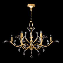 freight is 11.5% 701240-SF3 - Beveled Arcs 57"W Round Chandelier