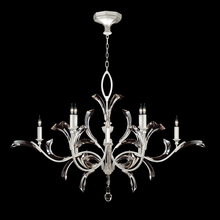 freight is 11.5% 701240-SF4 - Beveled Arcs 57"W Round Chandelier