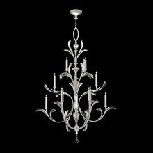 freight is 11.5% 702040-SF4 - Beveled Arcs 56"W Round Chandelier