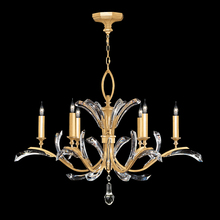 freight is 11.5% 702440-SF3 - Beveled Arcs 42"W Round Chandelier