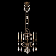 freight is 11.5% 708340-3ST - Encased Gems 27"W Round Chandelier