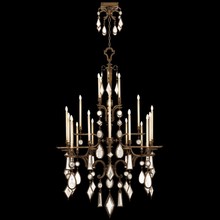 freight is 11.5% 709440-3ST - Encased Gems 53"W Round Chandelier