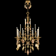 freight is 11.5% 714640-1ST - Encased Gems 53"W Round Chandelier