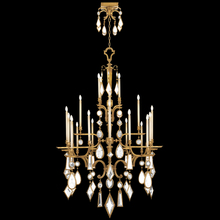 freight is 11.5% 714640-3ST - Encased Gems 53"W Round Chandelier