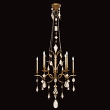 freight is 11.5% 725640-3ST - Encased Gems 31"W Round Chandelier